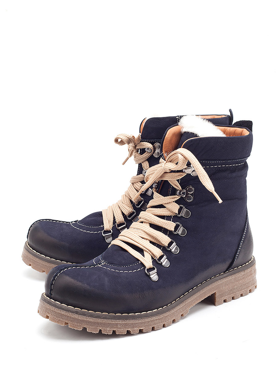 Ботинки  - Синий цвет