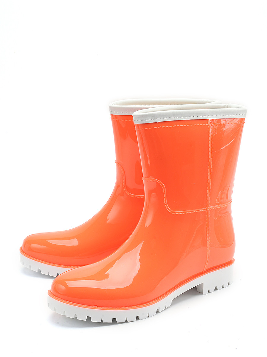 Резиновые сапоги  - Оранжевый цвет